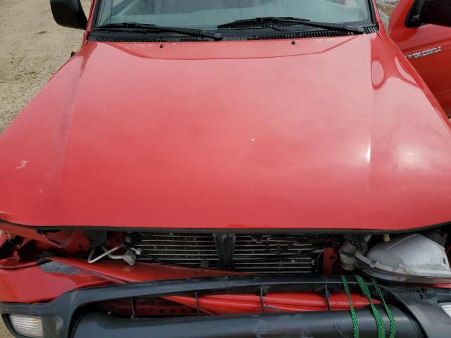 5TEGN92N63Z273039 - 2003 TOYOTA TACOMA DOUBLE CAB PRERUNNER RED photo 11