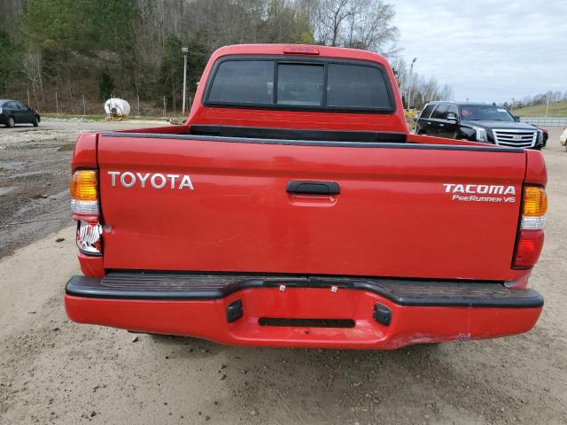 5TEGN92N63Z273039 - 2003 TOYOTA TACOMA DOUBLE CAB PRERUNNER RED photo 6