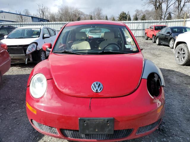 3VWPG3AG8AM017521 - 2010 VOLKSWAGEN NEW BEETLE RED photo 5