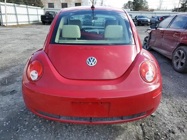 3VWPG3AG8AM017521 - 2010 VOLKSWAGEN NEW BEETLE RED photo 6