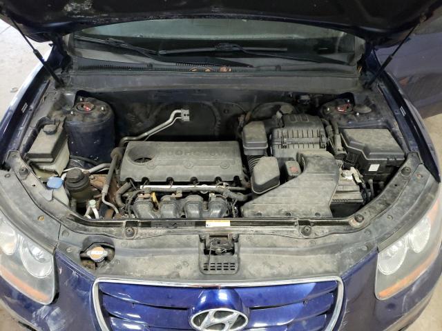 5NMSGDAB6AH407964 - 2010 HYUNDAI SANTA FE GLS BLUE photo 12