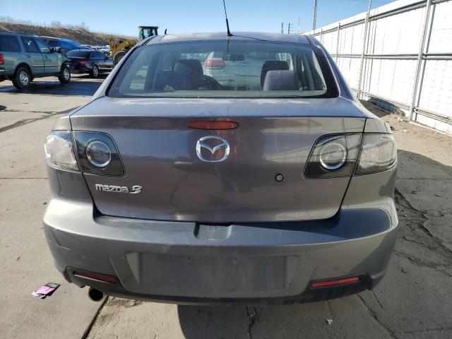 JM1BK32F781807286 - 2008 MAZDA 3 I GRAY photo 6