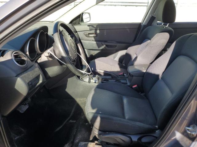 JM1BK32F781807286 - 2008 MAZDA 3 I GRAY photo 7