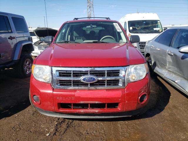 1FMCU0C77AKB18882 - 2010 FORD ESCAPE XLS RED photo 5