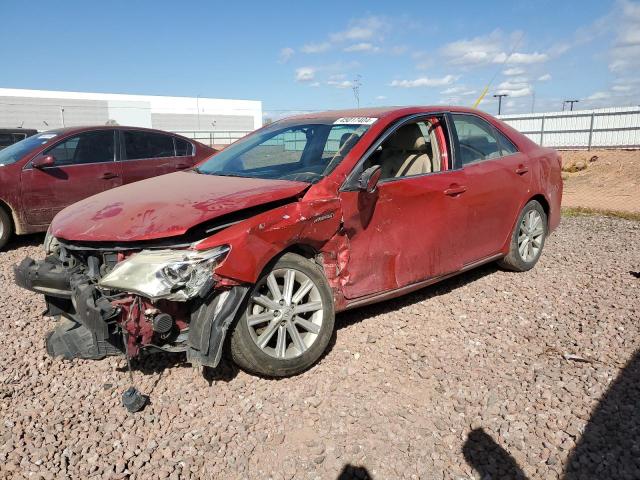 4T1BD1FK0CU011424 - 2012 TOYOTA CAMRY HYBRID RED photo 1