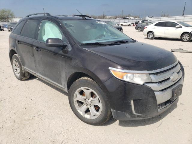 2FMDK4JC2EBA20652 - 2014 FORD EDGE SEL BLACK photo 4