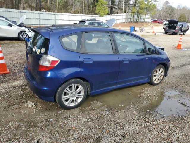 JHMGE8H53BC024100 - 2011 HONDA FIT SPORT BLUE photo 3