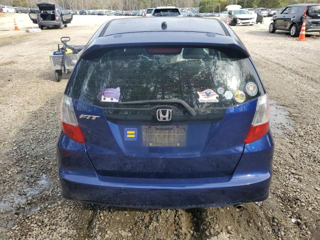 JHMGE8H53BC024100 - 2011 HONDA FIT SPORT BLUE photo 6