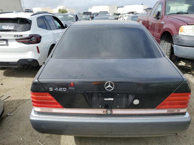 WDBGA43E8RA189478 - 1994 MERCEDES-BENZ S 420 BLACK photo 6