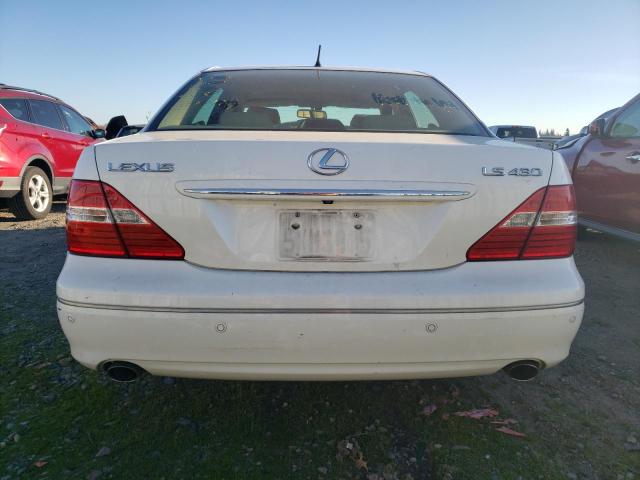 JTHBN36F865049481 - 2006 LEXUS LS 430 WHITE photo 6