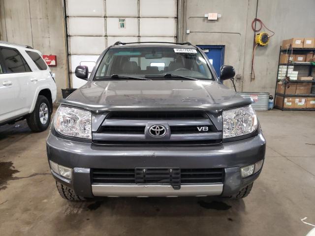 JTEBT14R740033397 - 2004 TOYOTA 4RUNNER SR5 GRAY photo 5