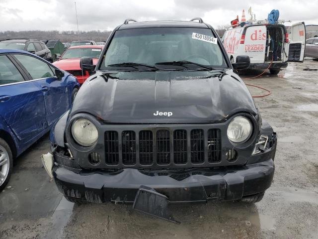 1J4GL48K56W257576 - 2006 JEEP LIBERTY SPORT BLACK photo 5