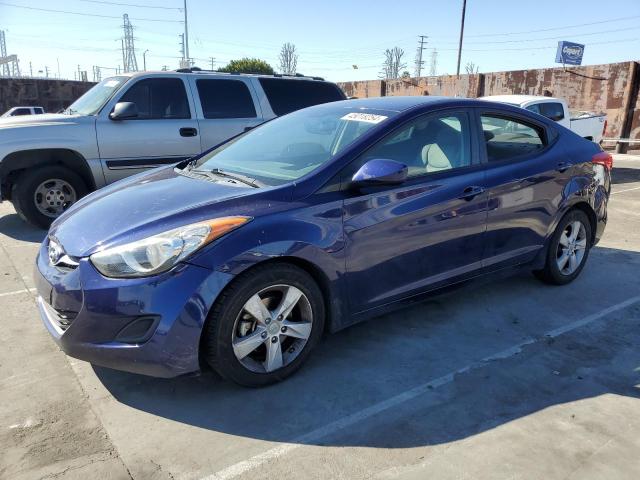 5NPDH4AEXDH271376 - 2013 HYUNDAI ELANTRA GLS BLUE photo 1