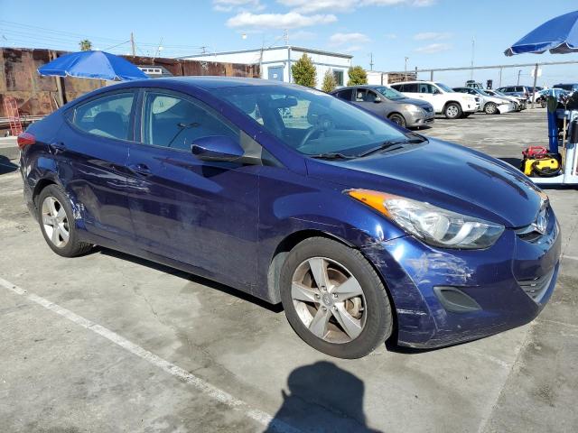 5NPDH4AEXDH271376 - 2013 HYUNDAI ELANTRA GLS BLUE photo 4