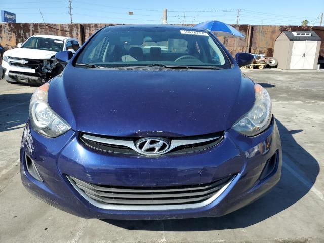 5NPDH4AEXDH271376 - 2013 HYUNDAI ELANTRA GLS BLUE photo 5