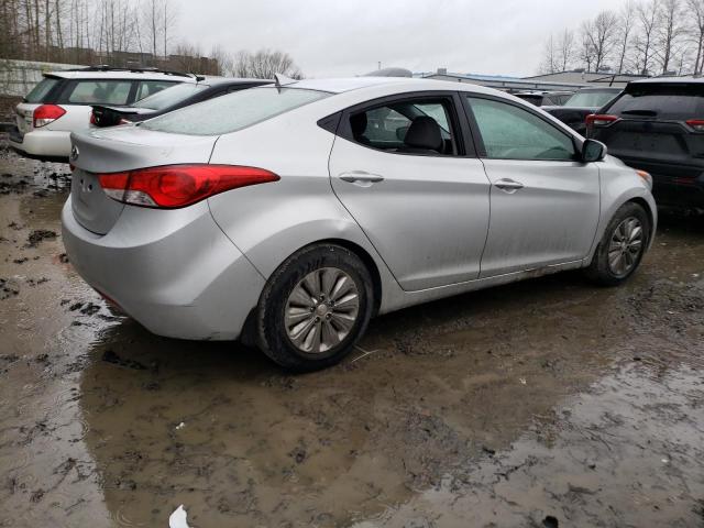 KMHDH4AEXCU338297 - 2012 HYUNDAI ELANTRA GLS SILVER photo 3