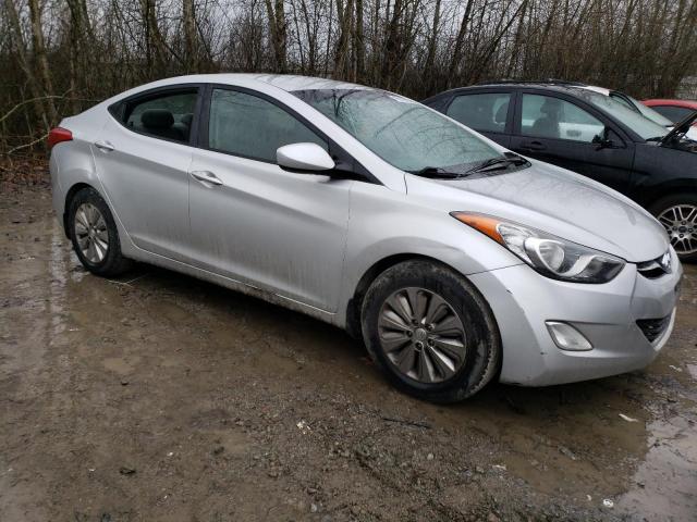 KMHDH4AEXCU338297 - 2012 HYUNDAI ELANTRA GLS SILVER photo 4