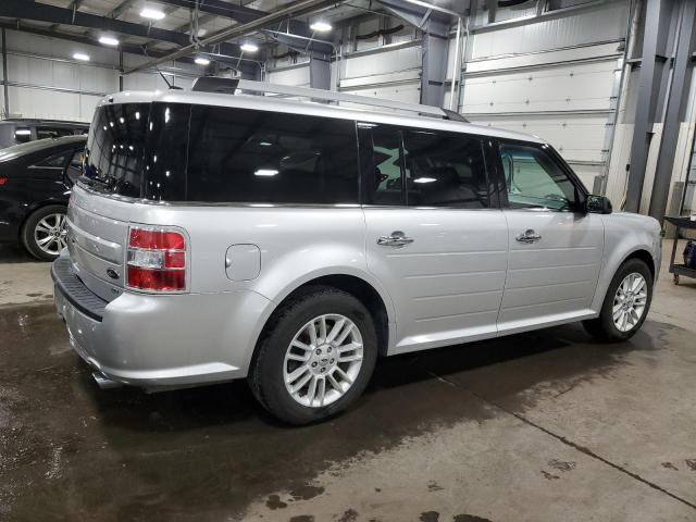 2FMHK6C89KBA04594 - 2019 FORD FLEX SEL SILVER photo 3