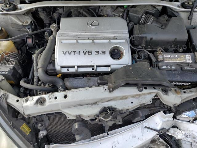 JTHBA30G455064586 - 2005 LEXUS ES 330 SILVER photo 11