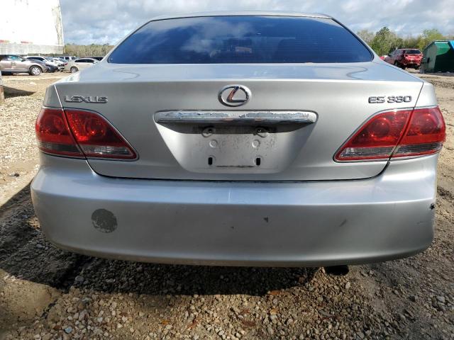 JTHBA30G455064586 - 2005 LEXUS ES 330 SILVER photo 6