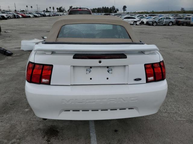 1FAFP44482F123433 - 2002 FORD MUSTANG WHITE photo 6