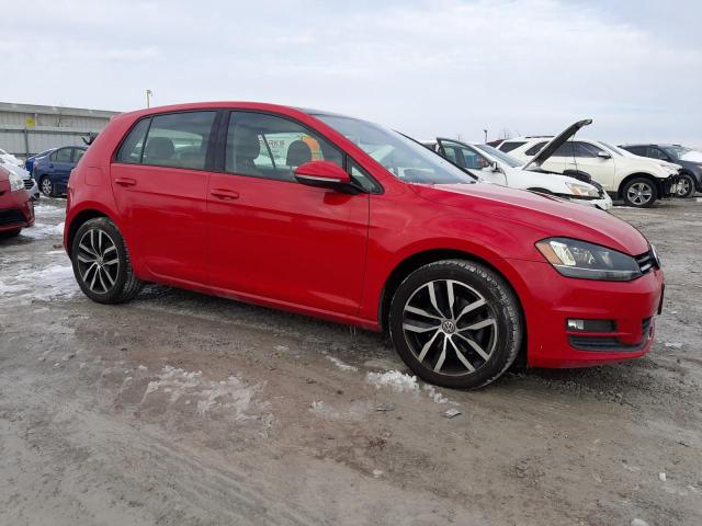 3VW217AU2FM083840 - 2015 VOLKSWAGEN GOLF RED photo 4