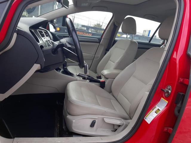 3VW217AU2FM083840 - 2015 VOLKSWAGEN GOLF RED photo 7