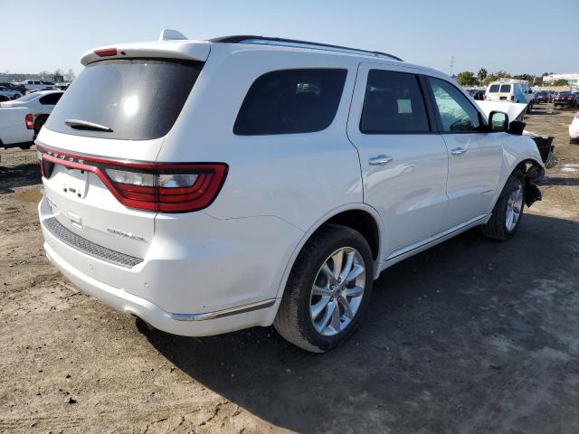 1C4RDJEG1LC161600 - 2020 DODGE DURANGO CITADEL WHITE photo 3