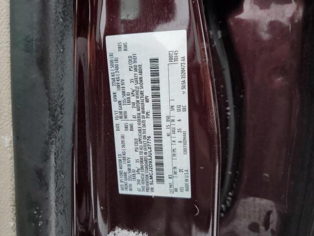 5LMCJ2D93JUL07776 - 2018 LINCOLN MKC SELECT 栗色 照片 14