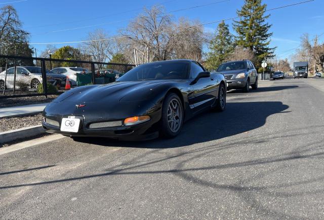 1G1YY12S945121174 - 2004 CHEVROLET CORVETTE Z06 BLACK photo 2