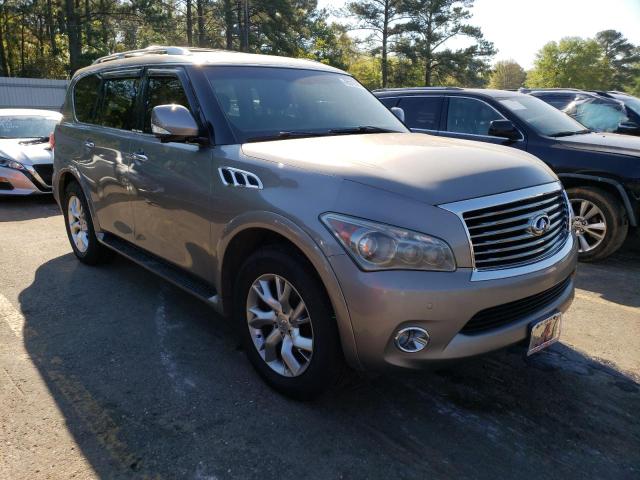 JN8AZ2NEXC9020870 - 2012 INFINITI QX56 BEIGE photo 4