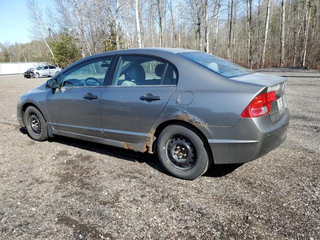 2HGFA16317H004094 - 2007 HONDA CIVIC DX GRAY photo 2