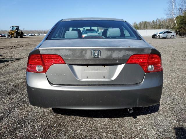 2HGFA16317H004094 - 2007 HONDA CIVIC DX GRAY photo 6