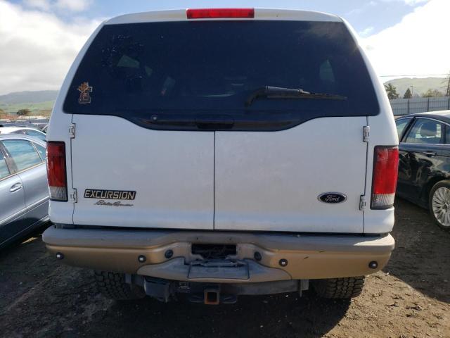 1FMSU45P23EC24240 - 2003 FORD EXCURSION EDDIE BAUER WHITE photo 6