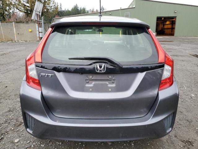 JHMGK5H52GS008927 - 2016 HONDA FIT LX GRAY photo 6