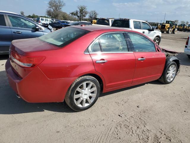 3LNHL2GC4CR836304 - 2012 LINCOLN MKZ RED photo 3