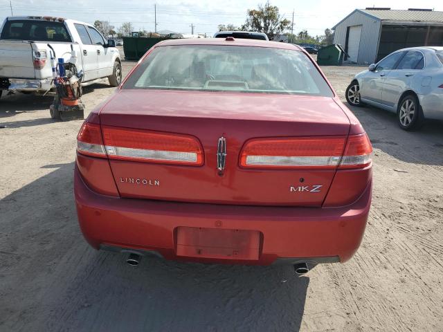 3LNHL2GC4CR836304 - 2012 LINCOLN MKZ RED photo 6