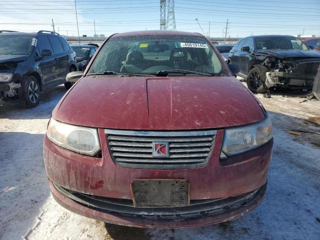 1G8AJ55F07Z173612 - 2007 SATURN ION LEVEL 2 RED photo 5