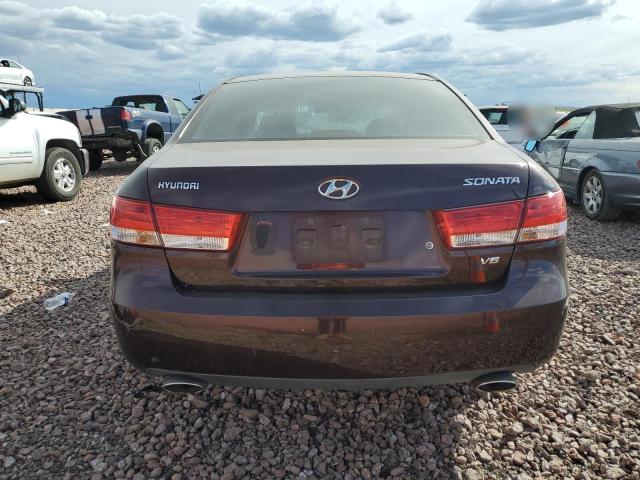 5NPEU46F66H017247 - 2006 HYUNDAI SONATA GLS BURGUNDY photo 6