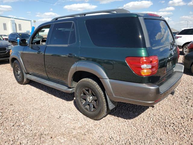 5TDZT34A53S186381 - 2003 TOYOTA SEQUOIA SR5 GREEN photo 2