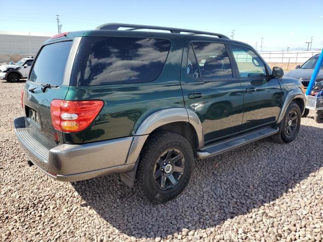 5TDZT34A53S186381 - 2003 TOYOTA SEQUOIA SR5 GREEN photo 3