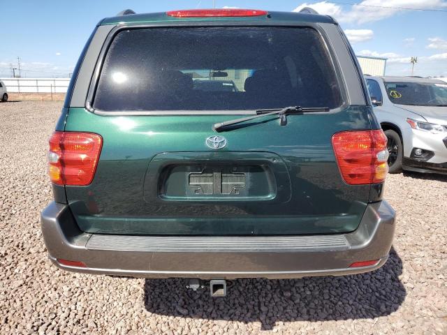 5TDZT34A53S186381 - 2003 TOYOTA SEQUOIA SR5 GREEN photo 6