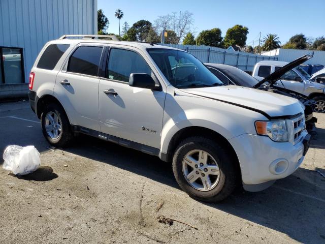 1FMCU49389KA09192 - 2009 FORD ESCAPE HYBRID WHITE photo 4