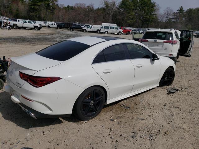 WDD5J4HBXLN037439 - 2020 MERCEDES-BENZ CLA 250 4MATIC WHITE photo 3