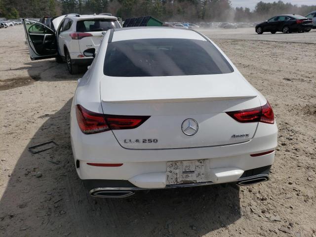 WDD5J4HBXLN037439 - 2020 MERCEDES-BENZ CLA 250 4MATIC WHITE photo 6