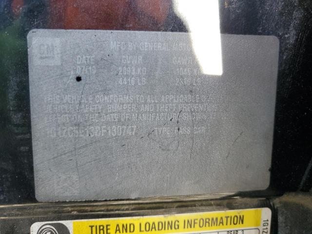 1G1ZC5E13BF130747 - 2011 CHEVROLET MALIBU 1LT Қара фото 13