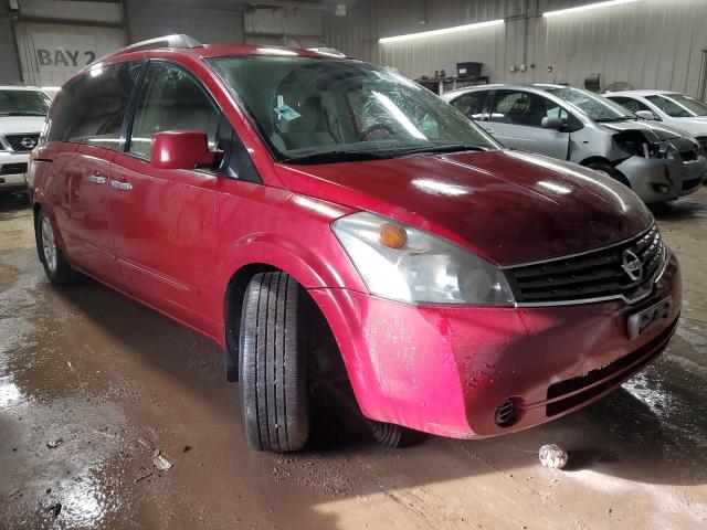 5N1BV28U57N137134 - 2007 NISSAN QUEST S RED photo 4