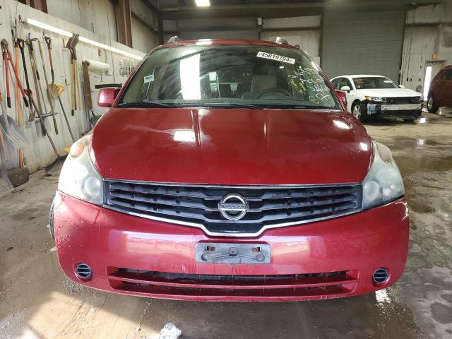 5N1BV28U57N137134 - 2007 NISSAN QUEST S RED photo 5