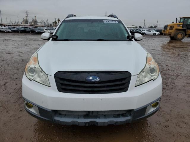 4S4BRBGC2B3324431 - 2011 SUBARU OUTBACK 2.5I PREMIUM WHITE photo 5