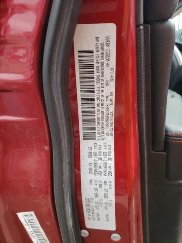 1C4PJMBB3GW104491 - 2016 JEEP CHEROKEE TRAILHAWK ბურგუნდია ფოტო 12